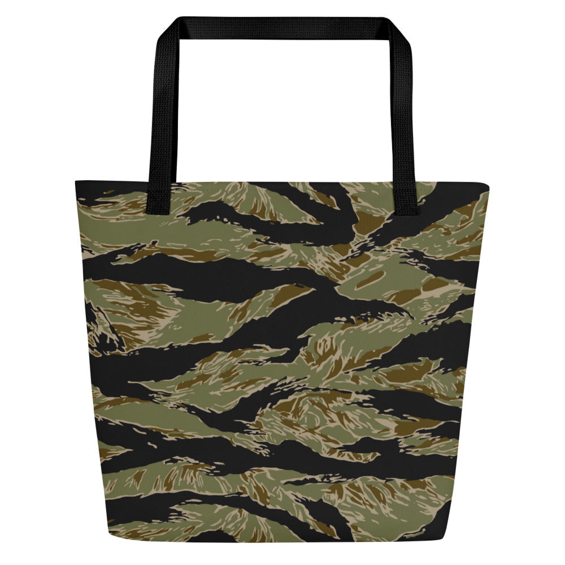 American Tiger Stripe Special Forces Advisor Sparse CAMO Large Tote Bag