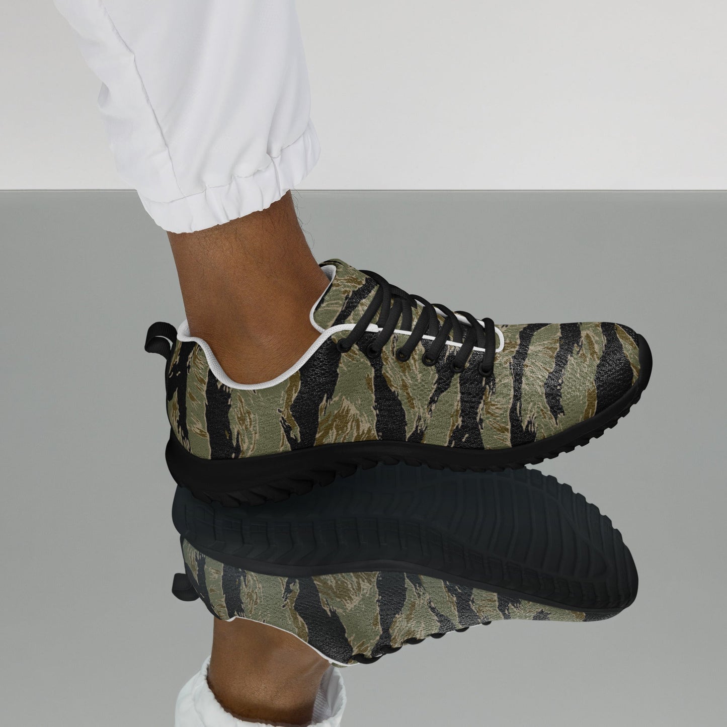 American Tiger Stripe Special Forces Advisor Sparse CAMO Mens Athletic Shoes