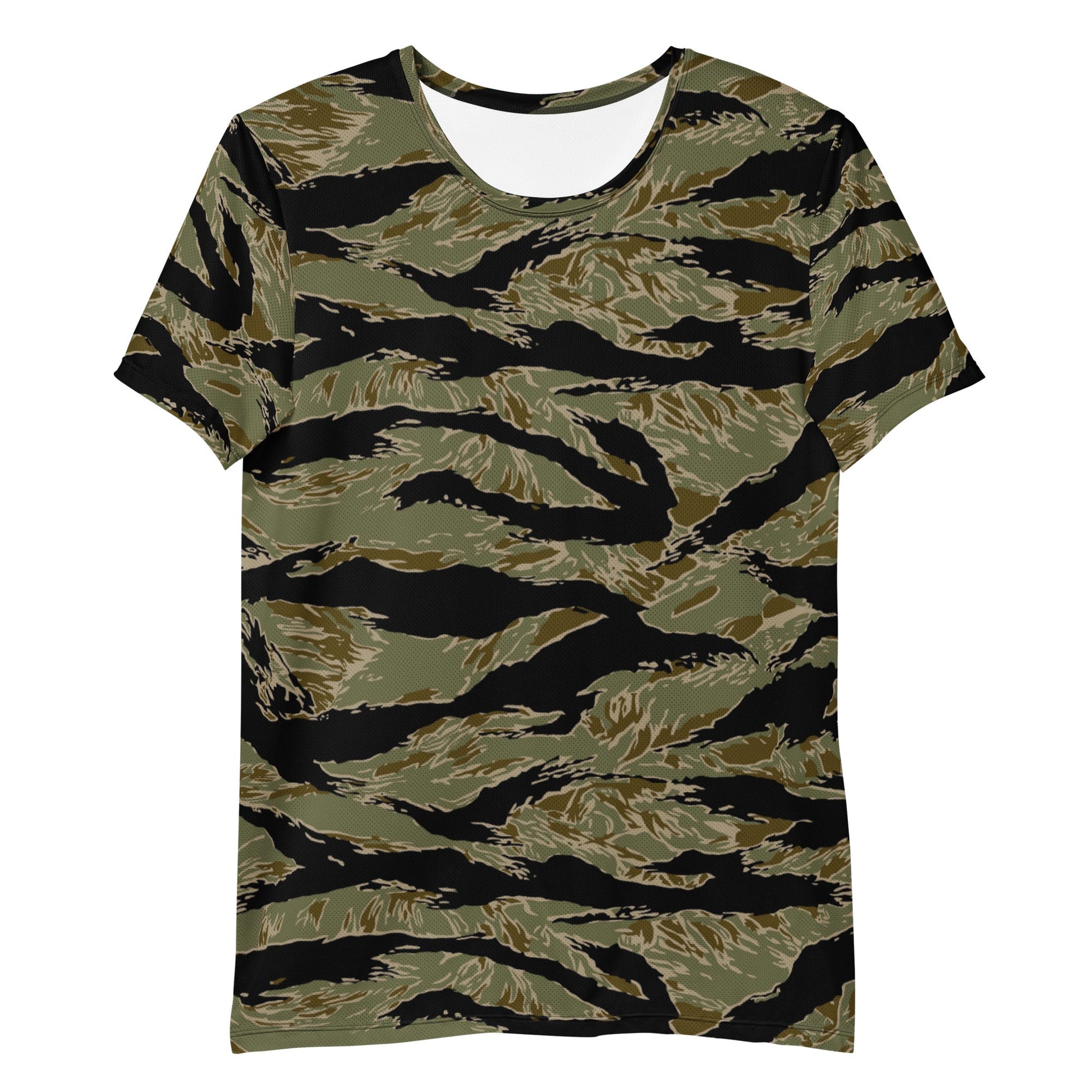 American Tiger Stripe Special Forces Advisor Sparse CAMO Mens Athletic T-shirt - T-Shirts