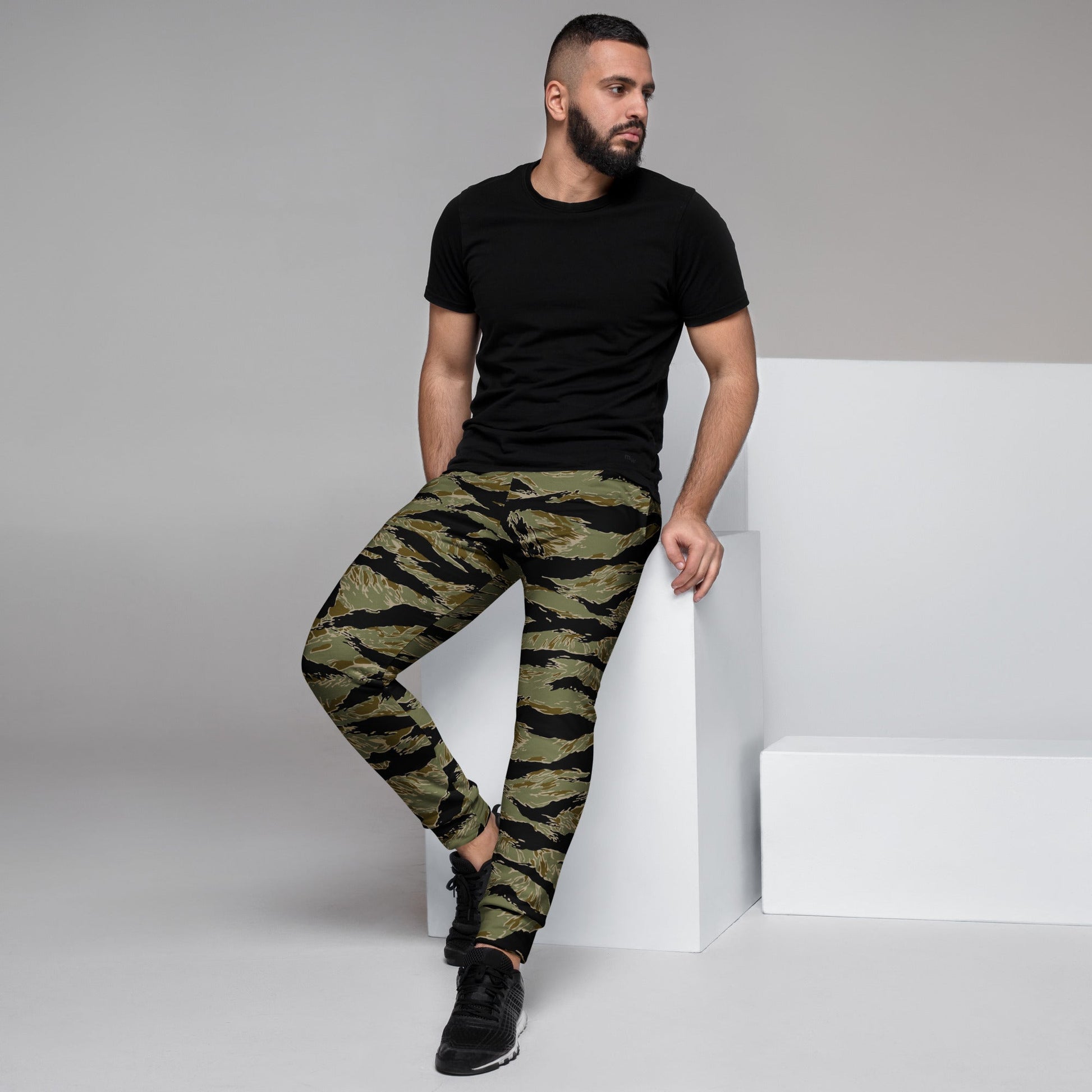 American Tiger Stripe Special Forces Advisor Sparse CAMO Mens Joggers