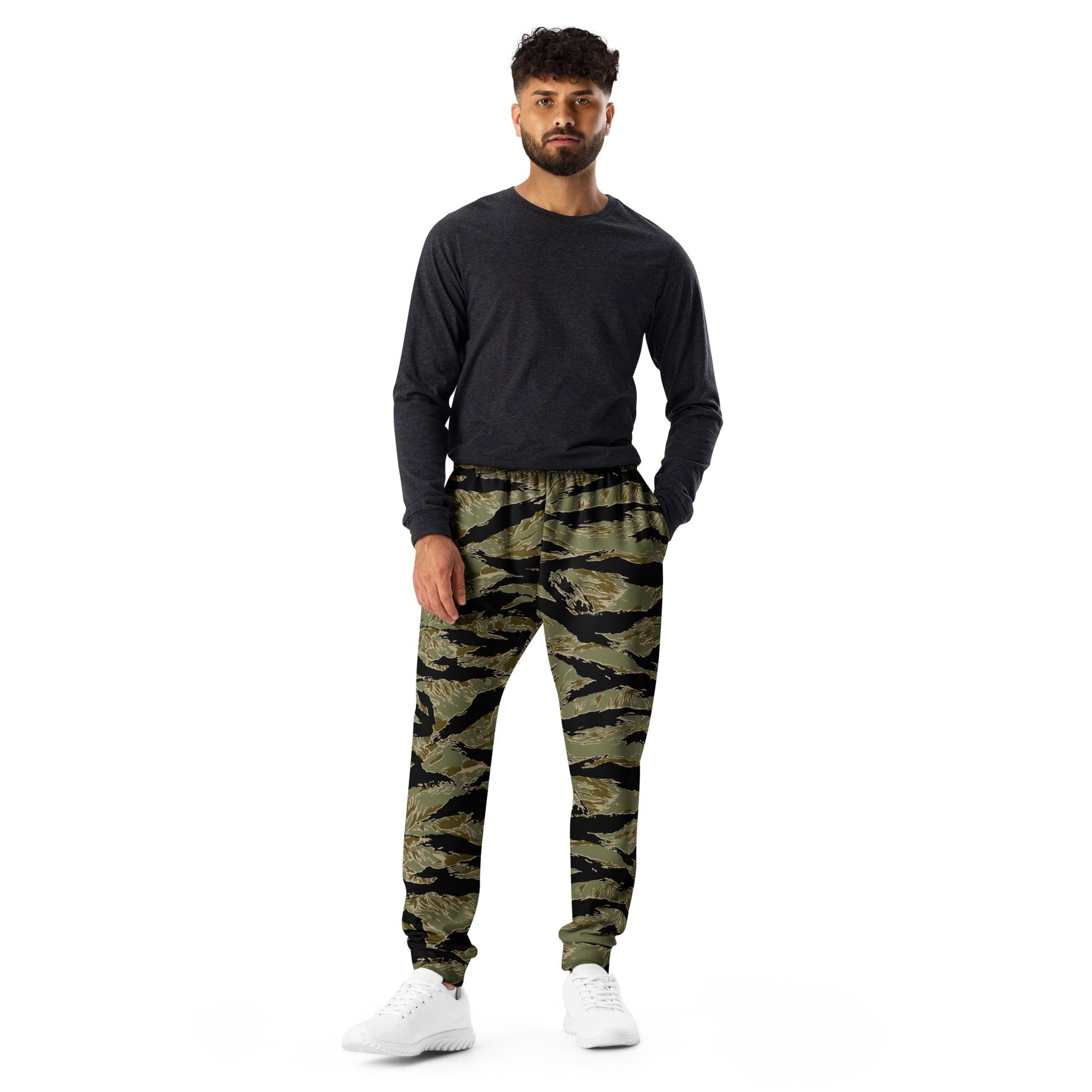 American Tiger Stripe Special Forces Advisor Sparse CAMO Mens Joggers