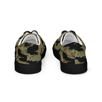 American Tiger Stripe Special Forces Advisor Sparse CAMO Mens Lace-Up Canvas Shoes - Lace-up