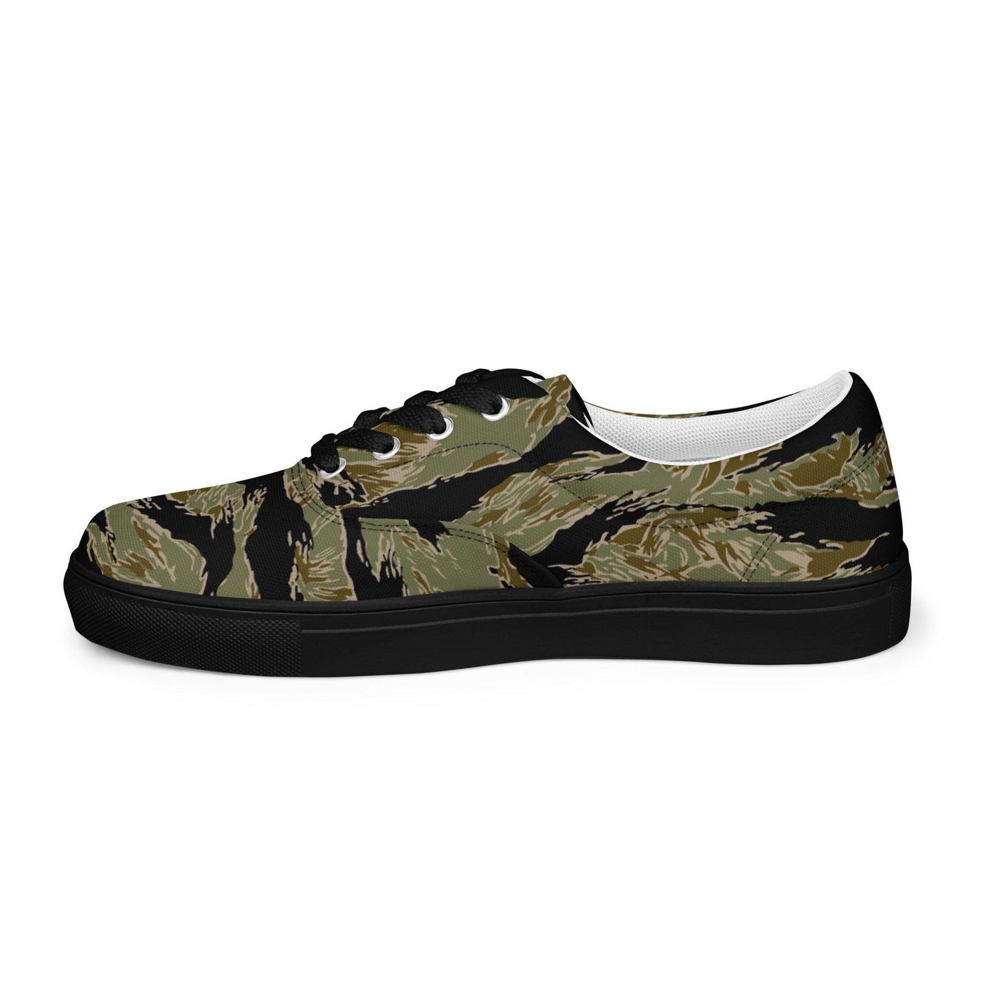 American Tiger Stripe Special Forces Advisor Sparse CAMO Mens Lace-Up Canvas Shoes - Lace-up