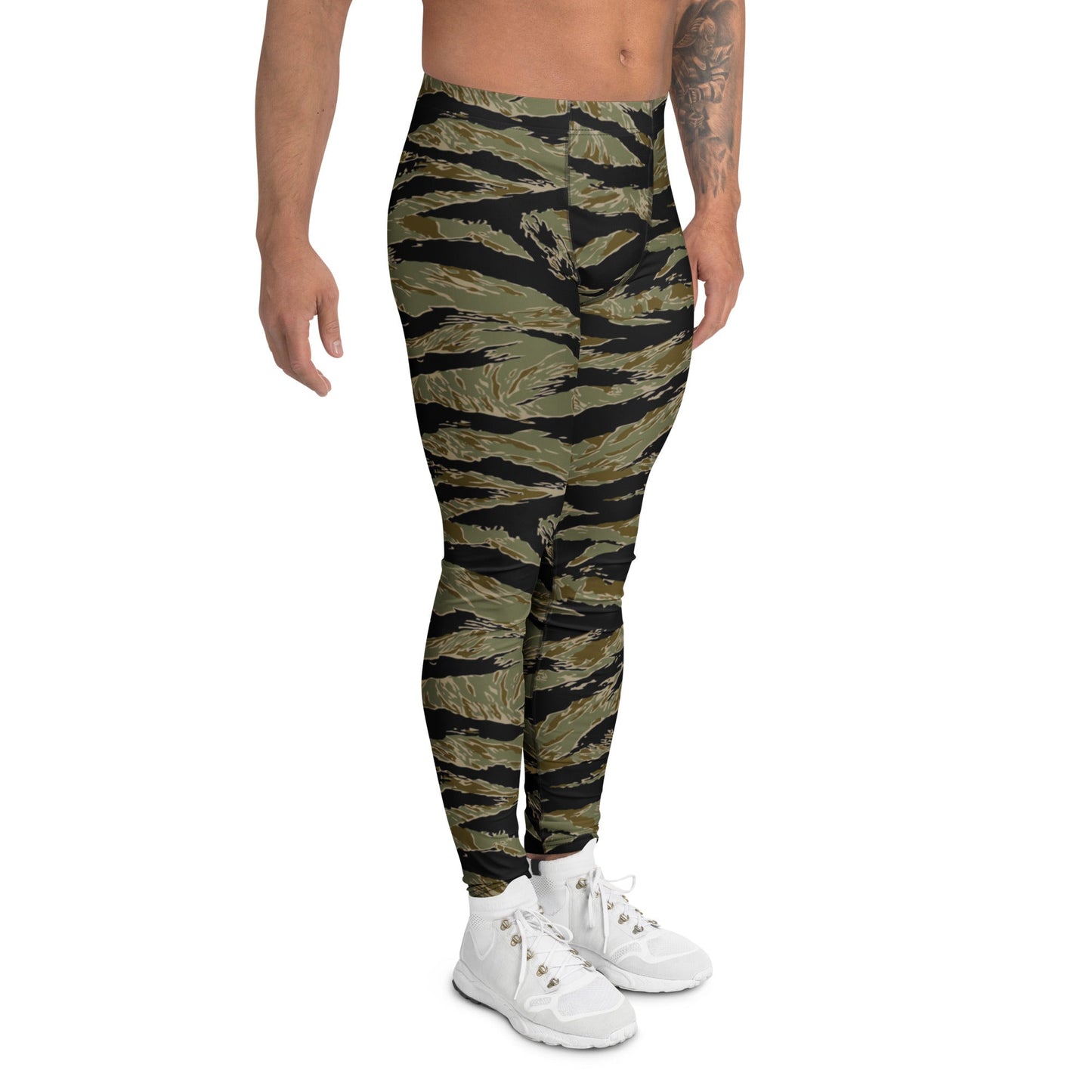 American Tiger Stripe Special Forces Advisor Sparse CAMO Mens Leggings
