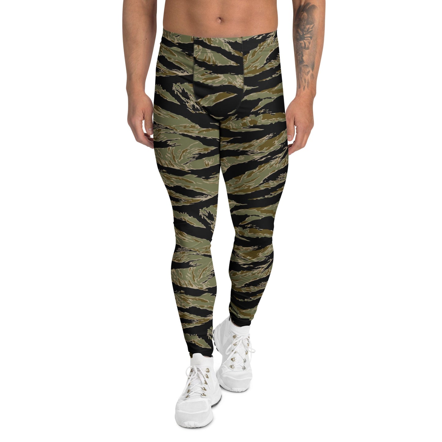 American Tiger Stripe Special Forces Advisor Sparse CAMO Mens Leggings - XS