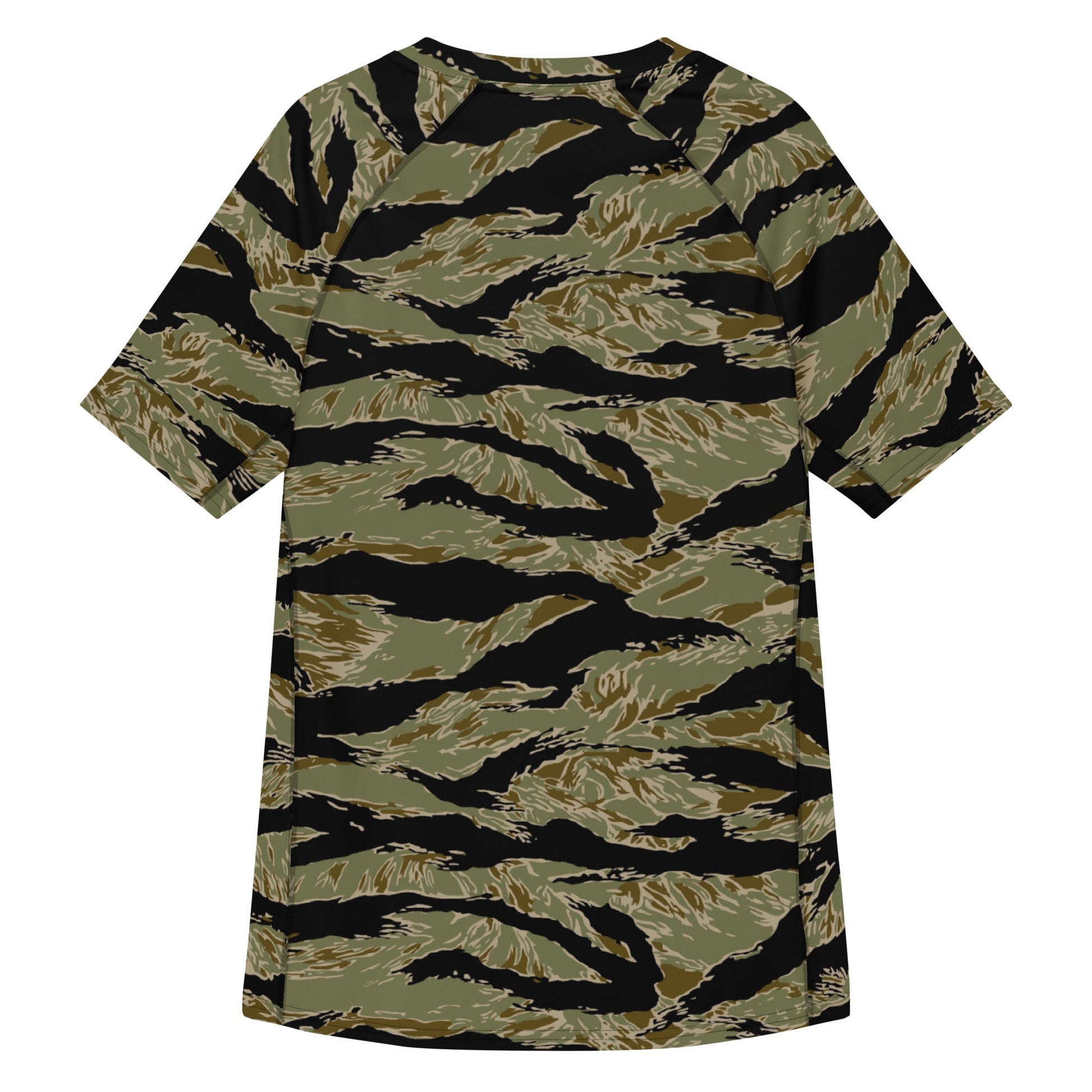 American Tiger Stripe Special Forces Advisor Sparse CAMO Mens Short-Sleeve Rash Guard - Short-sleeve Guards