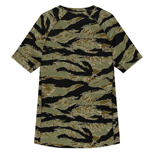 American Tiger Stripe Special Forces Advisor Sparse CAMO Mens Short-Sleeve Rash Guard - Short-sleeve Guards