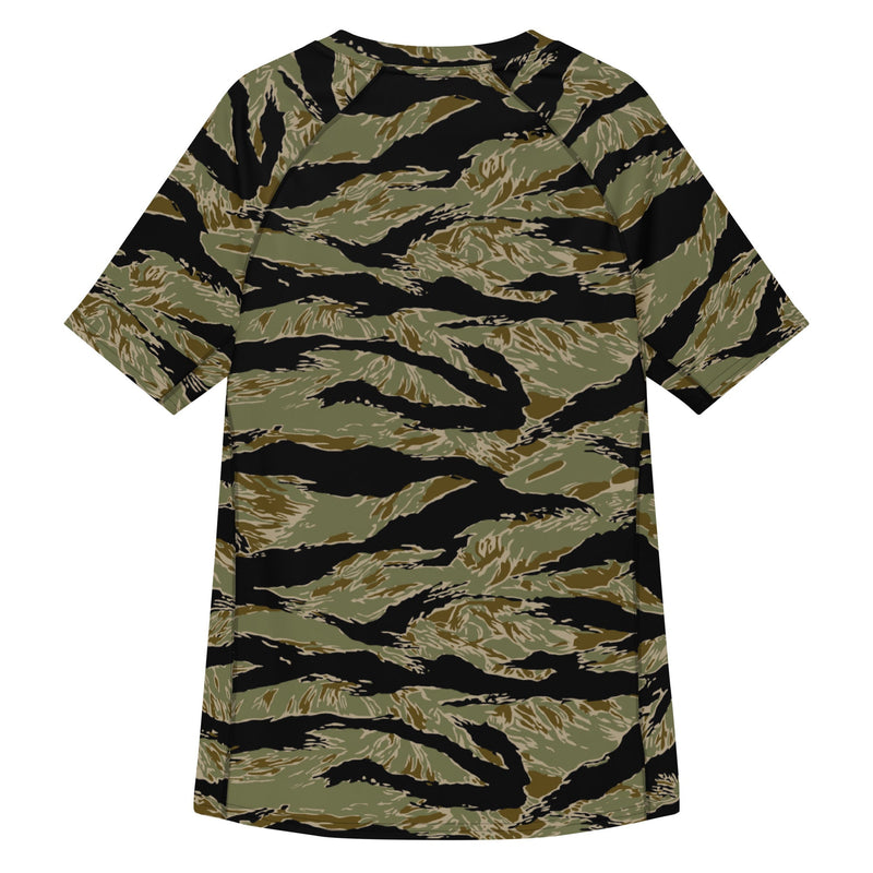 Tiger Stripe Special Forces Advisor Sparse CAMO Mens Short-Sleeve Rash Guard