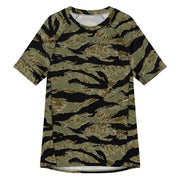 Tiger Stripe Special Forces Advisor Sparse CAMO Mens Short-Sleeve Rash Guard - 2XS