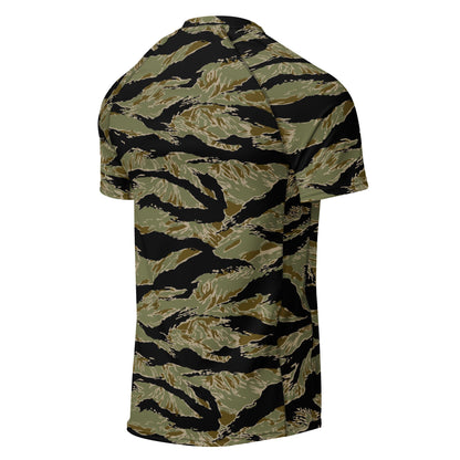 American Tiger Stripe Special Forces Advisor Sparse CAMO Mens Short-Sleeve Rash Guard - Short-sleeve Guards