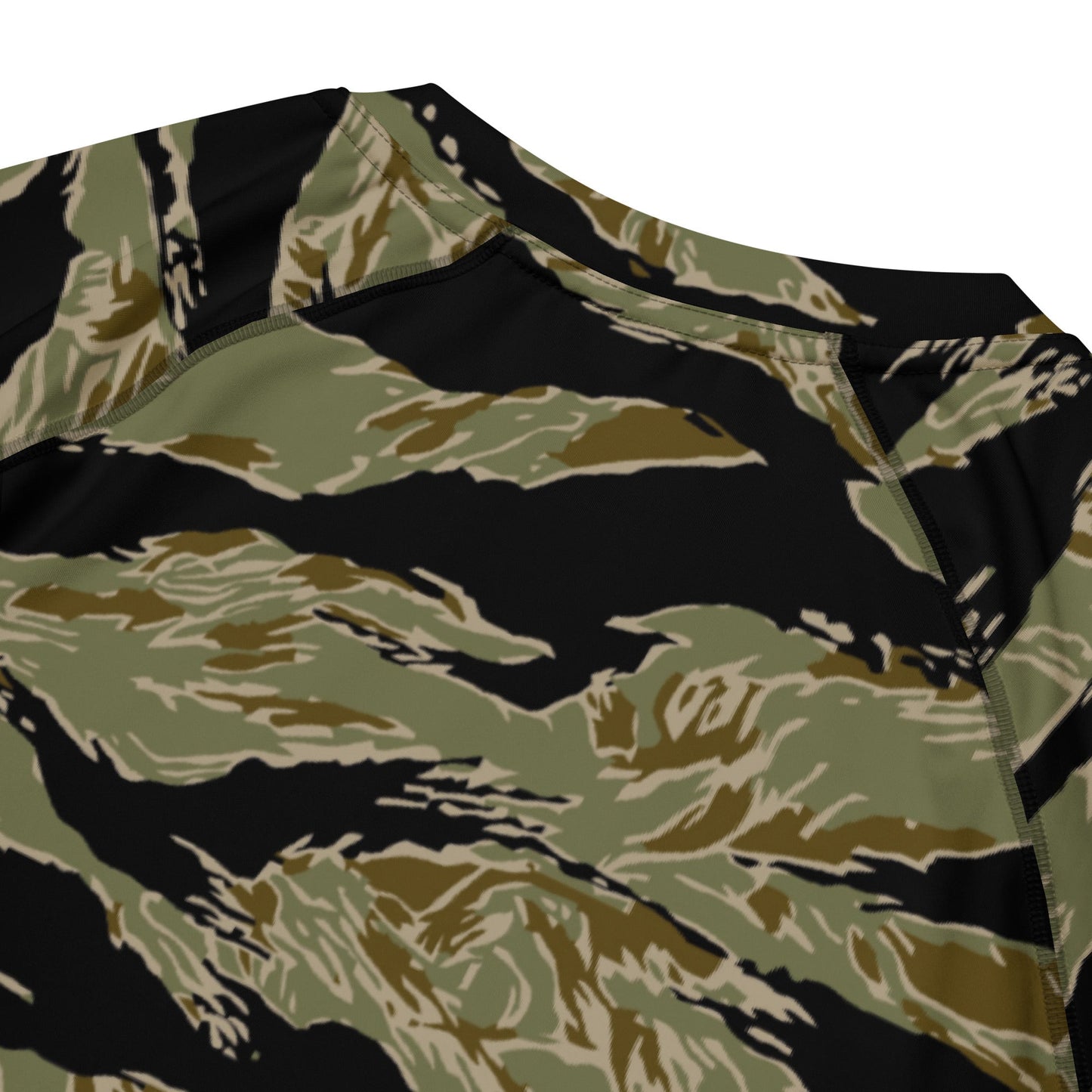 American Tiger Stripe Special Forces Advisor Sparse CAMO Mens Short-Sleeve Rash Guard - Short-sleeve Guards