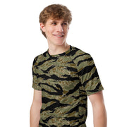 Tiger Stripe Special Forces Advisor Sparse CAMO Mens Short-Sleeve Rash Guard