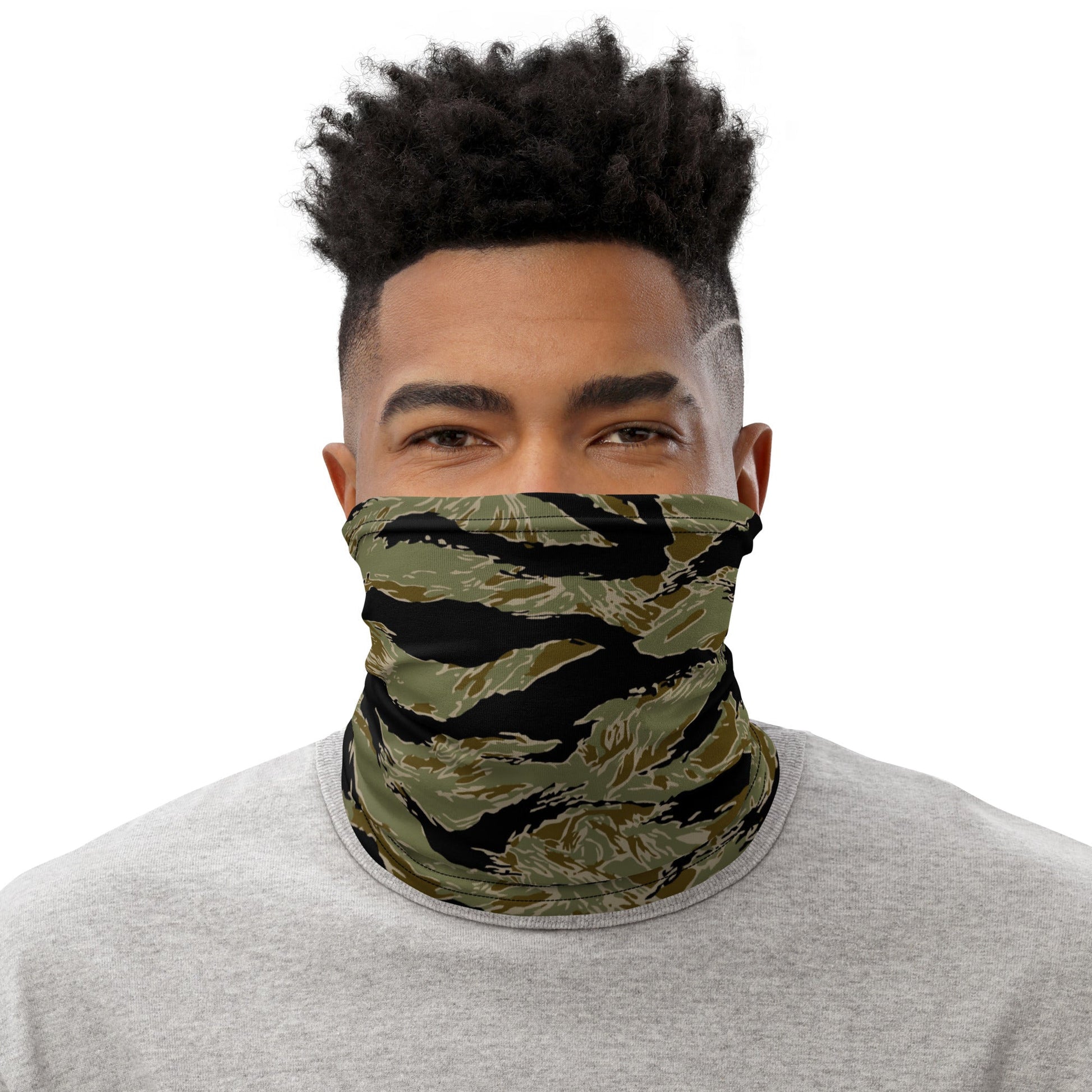American Tiger Stripe Special Forces Advisor Sparse CAMO Neck Gaiter - Gaiters