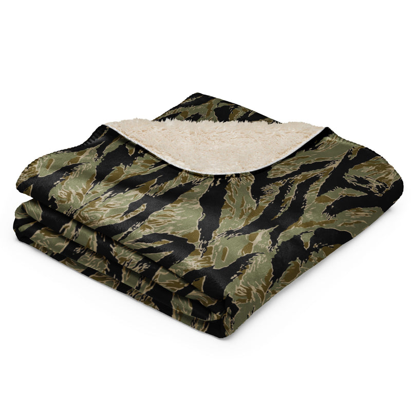 Tiger Stripe Special Forces Advisor Sparse CAMO Sherpa Blanket