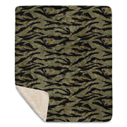 Tiger Stripe Special Forces Advisor Sparse CAMO Sherpa Blanket
