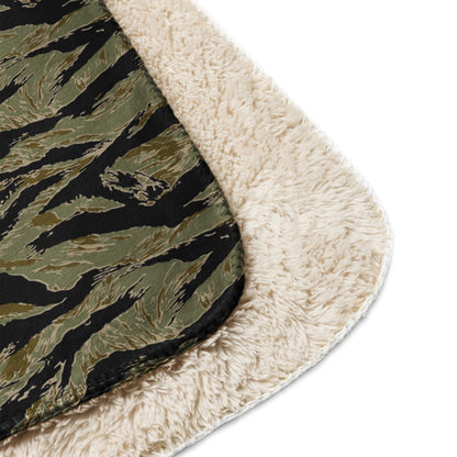 American Tiger Stripe Special Forces Advisor Sparse CAMO Sherpa blanket - Blanket
