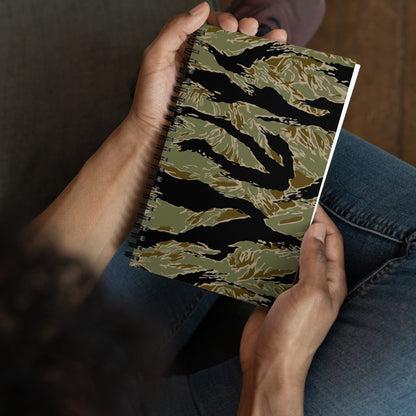 American Tiger Stripe Special Forces Advisor Sparse CAMO Spiral Notebook