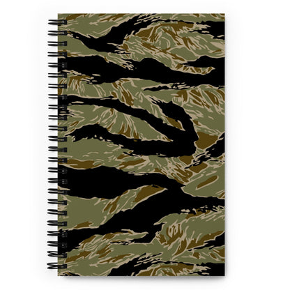 American Tiger Stripe Special Forces Advisor Sparse CAMO Spiral Notebook