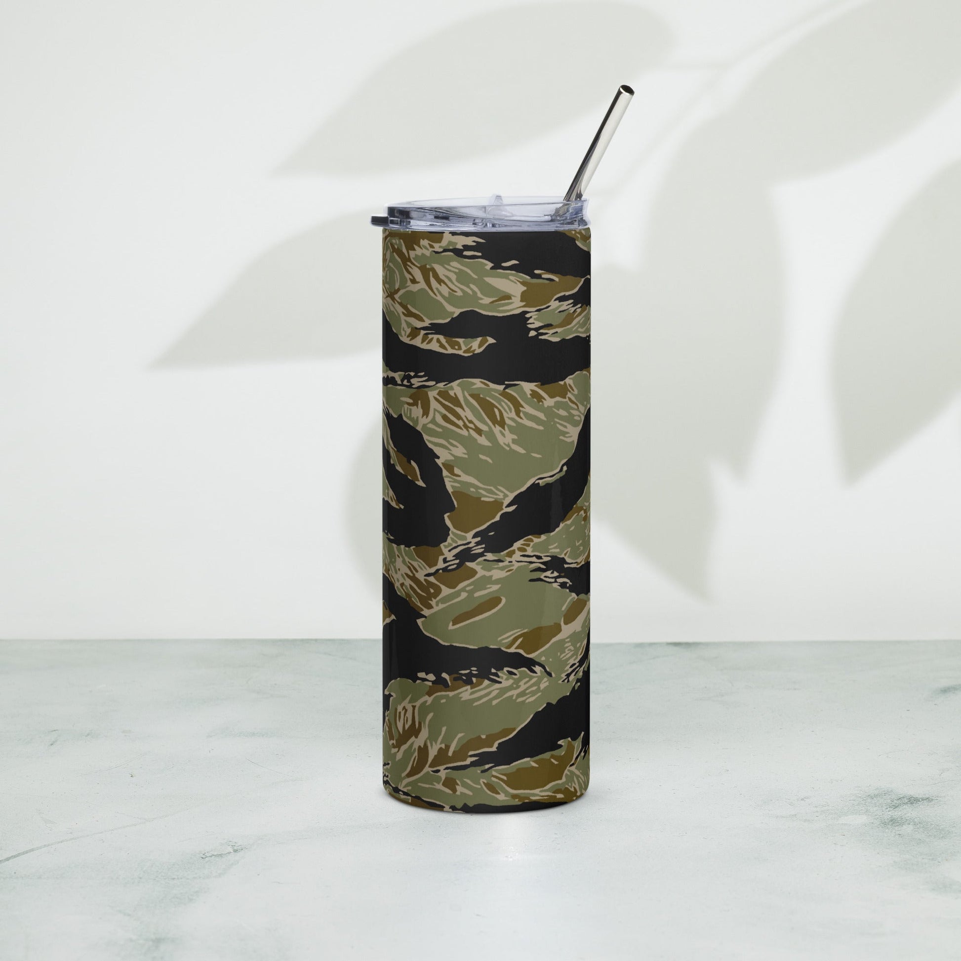 American Tiger Stripe Special Forces Advisor Sparse CAMO Stainless Steel Tumbler
