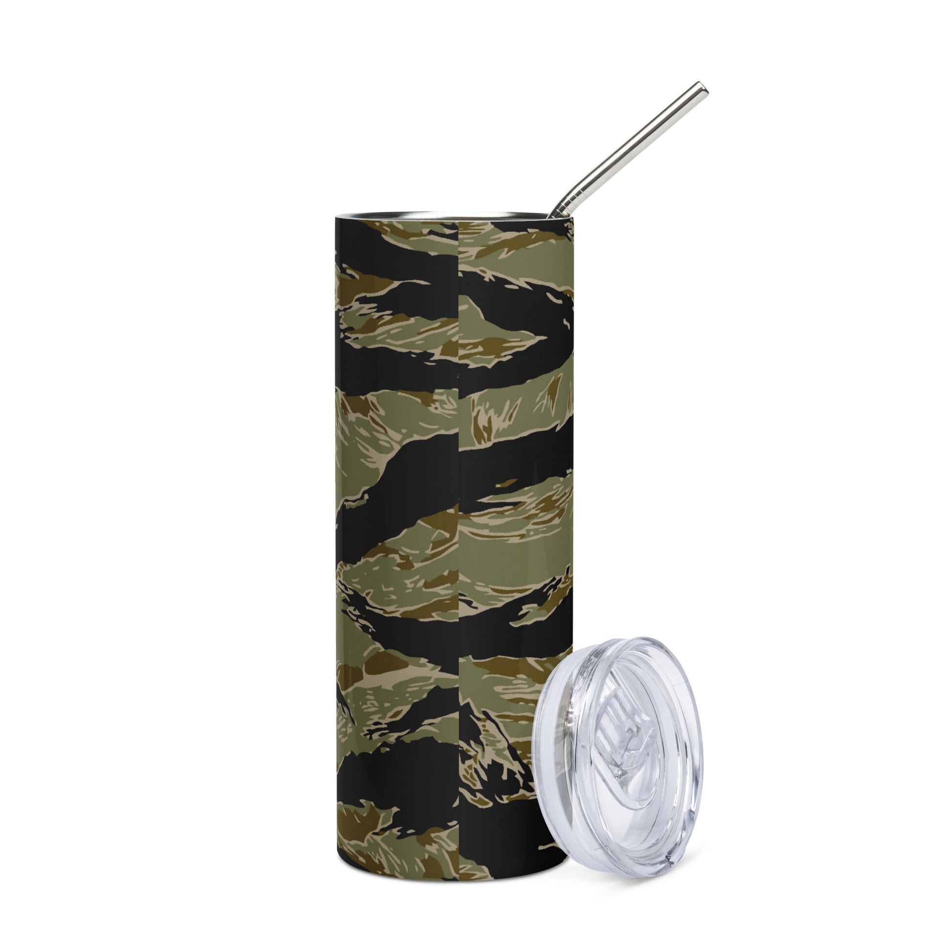 American Tiger Stripe Special Forces Advisor Sparse CAMO Stainless steel tumbler - Steel Tumbler