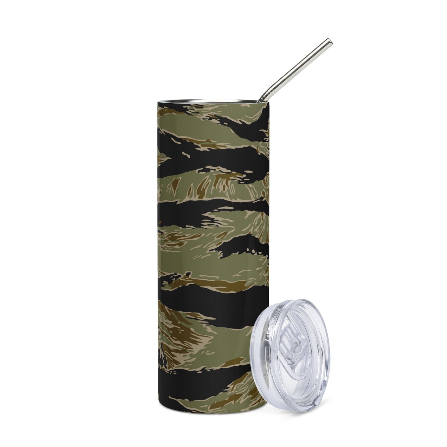 American Tiger Stripe Special Forces Advisor Sparse CAMO Stainless steel tumbler - Steel Tumbler