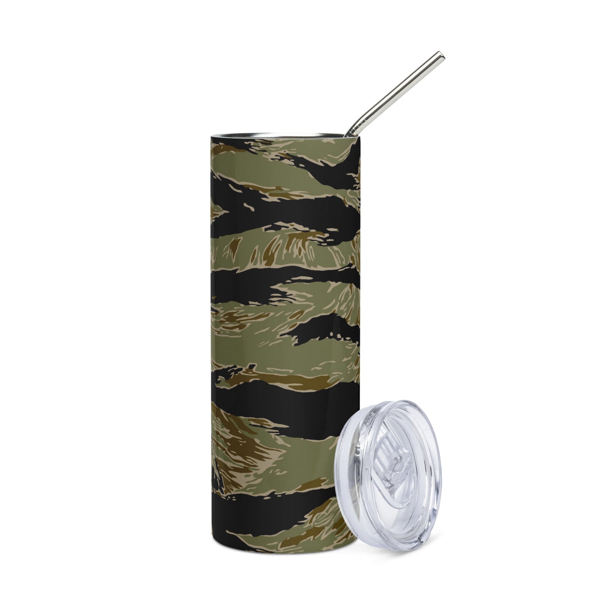American Tiger Stripe Special Forces Advisor Sparse CAMO Stainless steel tumbler - Steel Tumbler