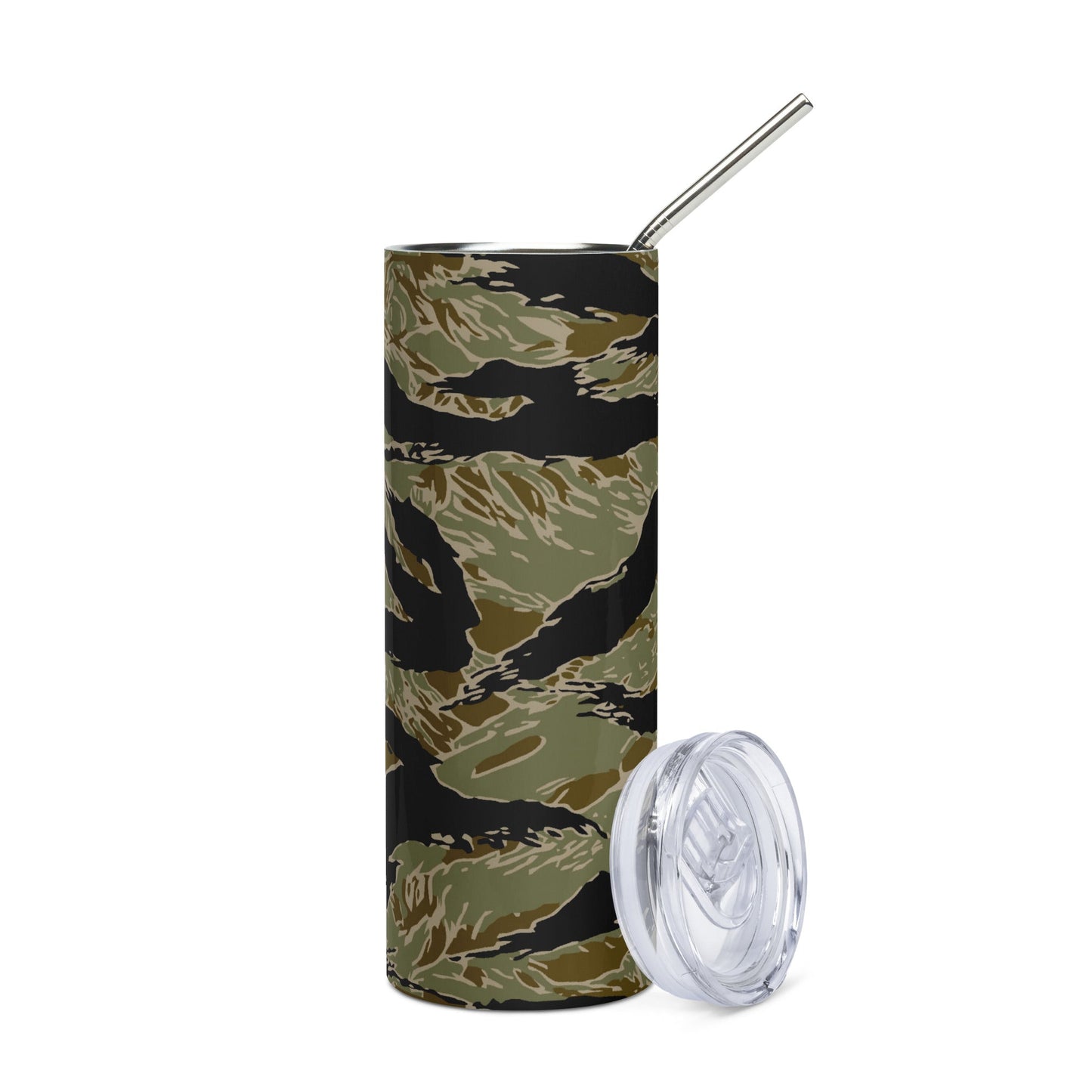 American Tiger Stripe Special Forces Advisor Sparse CAMO Stainless steel tumbler - Steel Tumbler