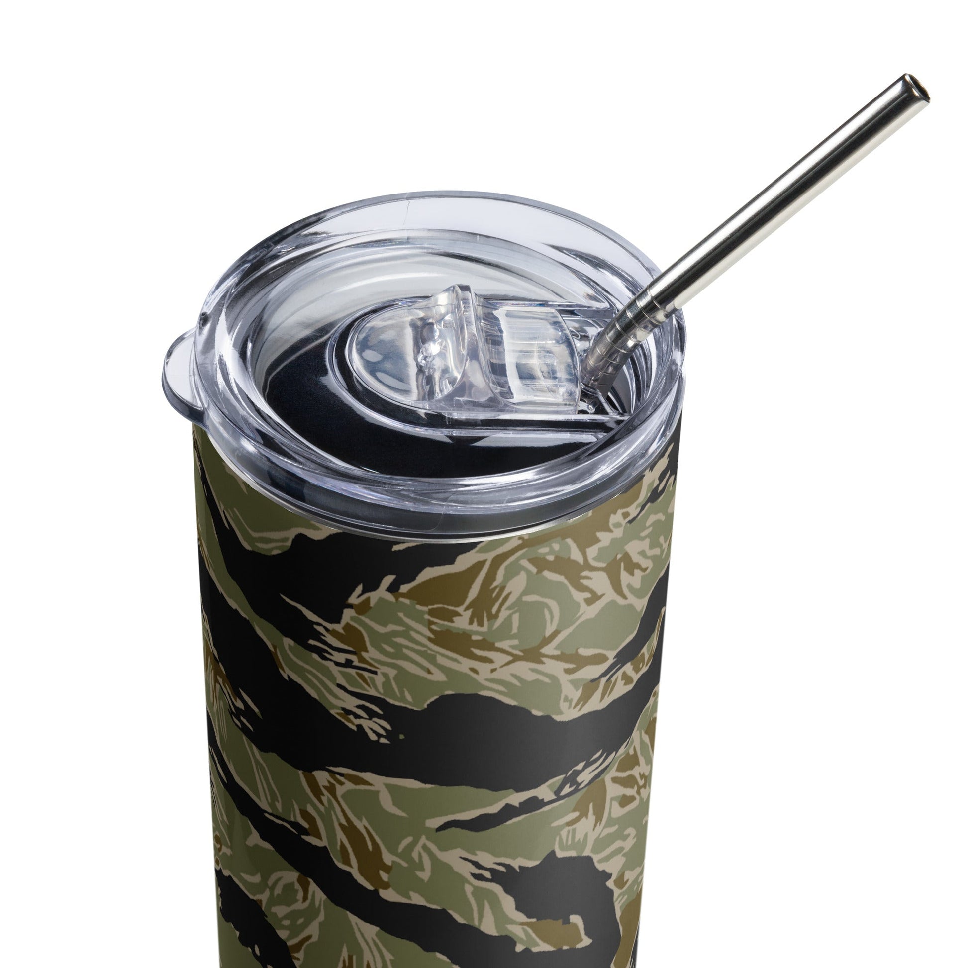 American Tiger Stripe Special Forces Advisor Sparse CAMO Stainless steel tumbler - Steel Tumbler