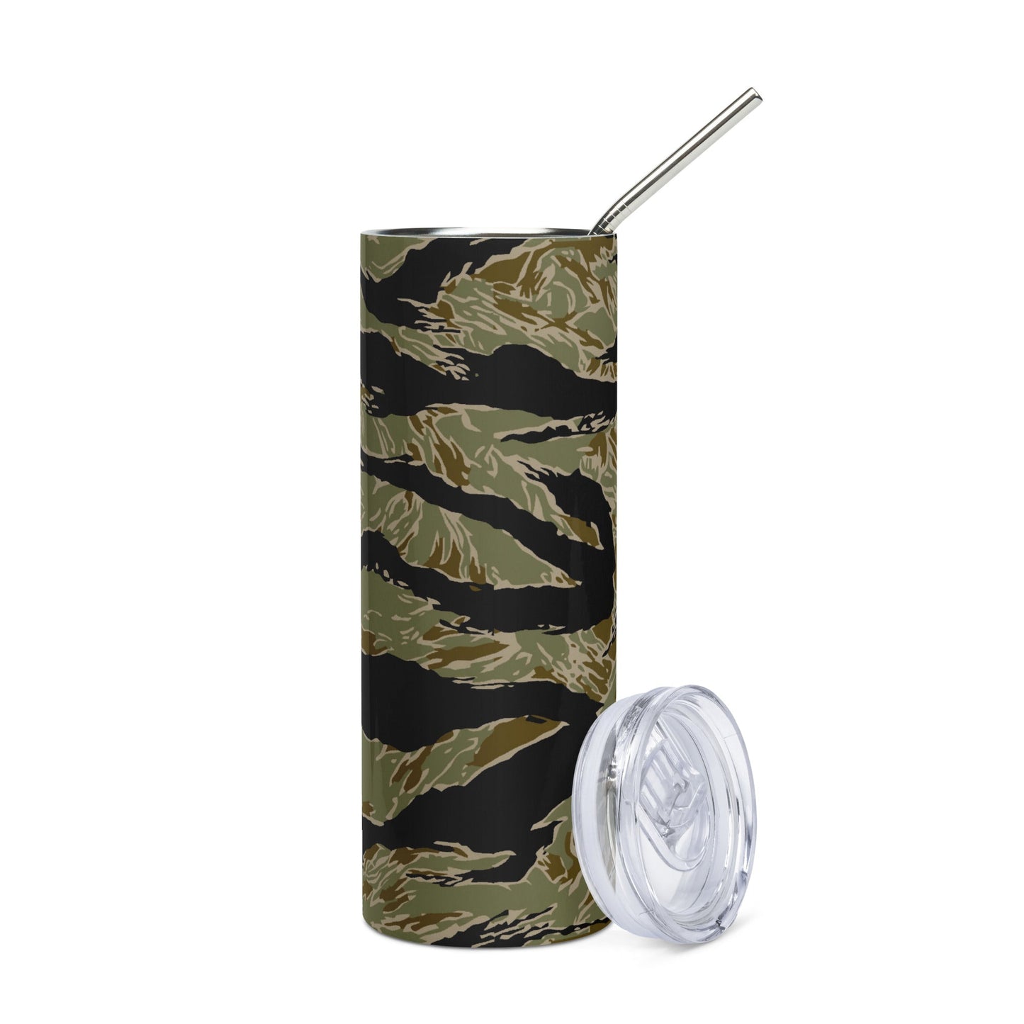 American Tiger Stripe Special Forces Advisor Sparse CAMO Stainless steel tumbler - Steel Tumbler