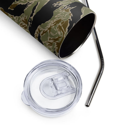 American Tiger Stripe Special Forces Advisor Sparse CAMO Stainless steel tumbler - Steel Tumbler