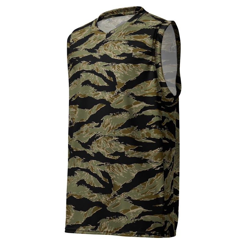 Tiger Stripe Special Forces Advisor Sparse CAMO Unisex Basketball Jersey