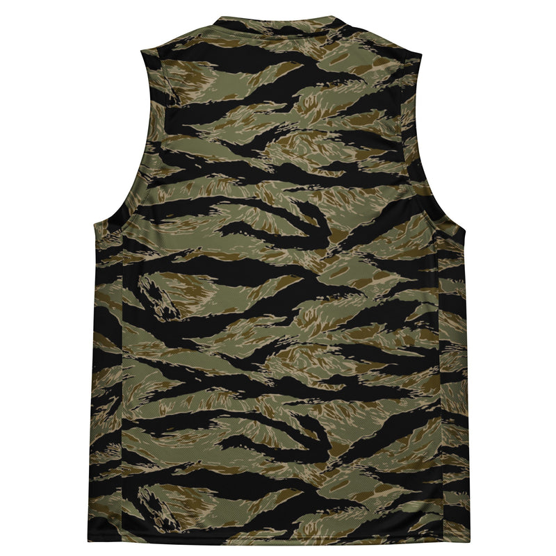 Tiger Stripe Special Forces Advisor Sparse CAMO Unisex Basketball Jersey