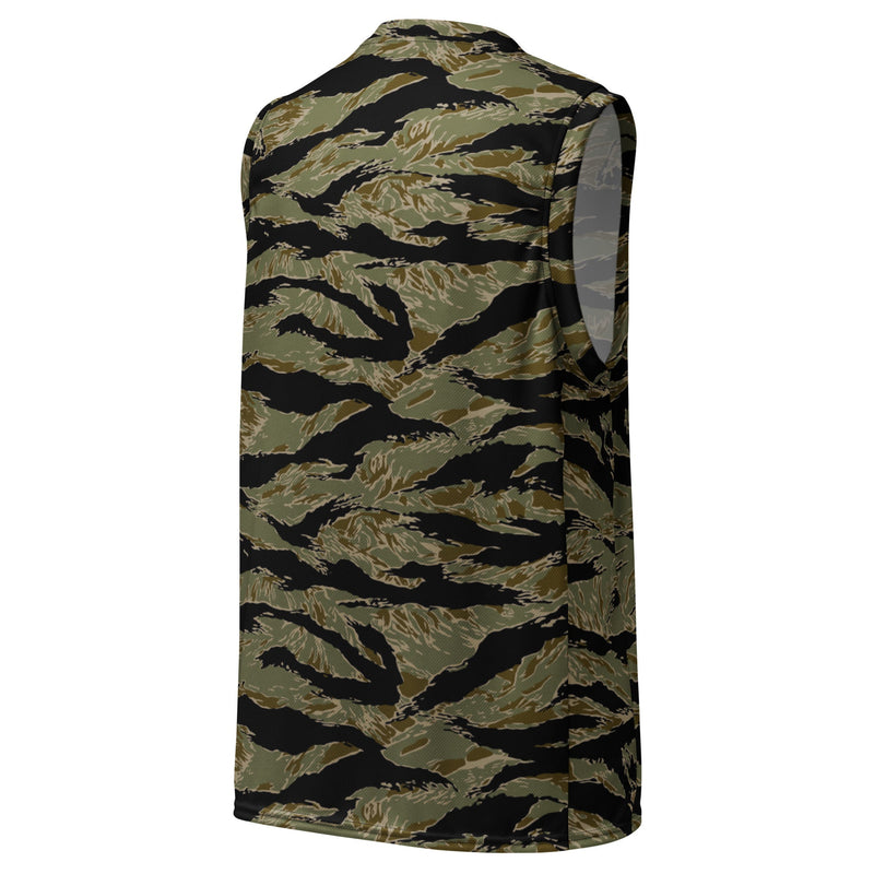 Tiger Stripe Special Forces Advisor Sparse CAMO Unisex Basketball Jersey