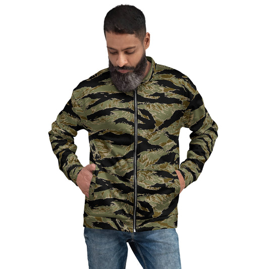 American Tiger Stripe Special Forces Advisor Sparse CAMO Unisex Bomber Jacket - XS - Jackets
