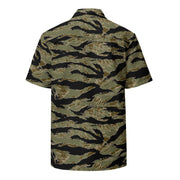 Tiger Stripe Special Forces Advisor Sparse CAMO Unisex Short-Sleeve Button Shirt - Button-Up