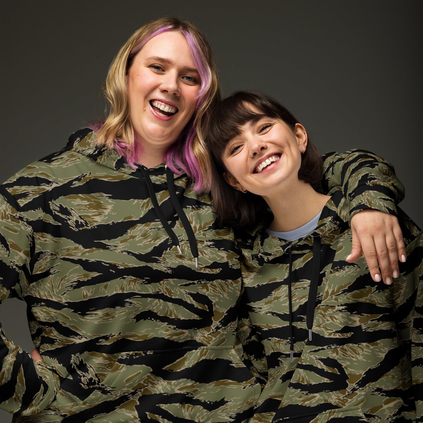 American Tiger Stripe Special Forces Advisor Sparse CAMO Unisex Hoodie - Hoodies