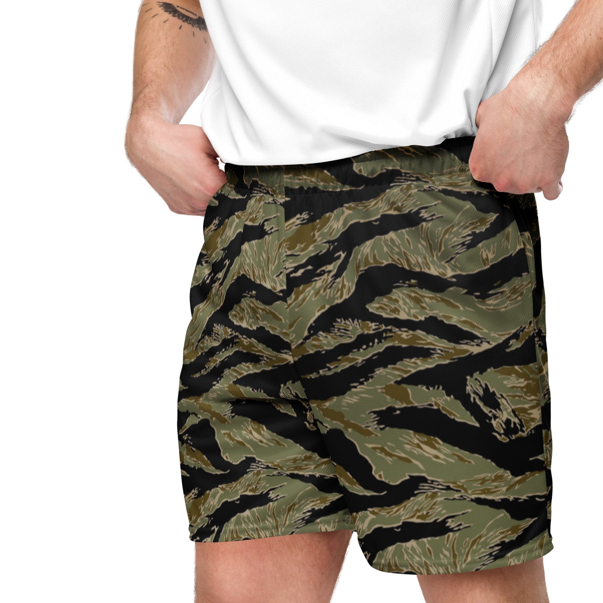 American Tiger Stripe Special Forces Advisor Sparse CAMO Unisex mesh shorts - Mesh Shorts