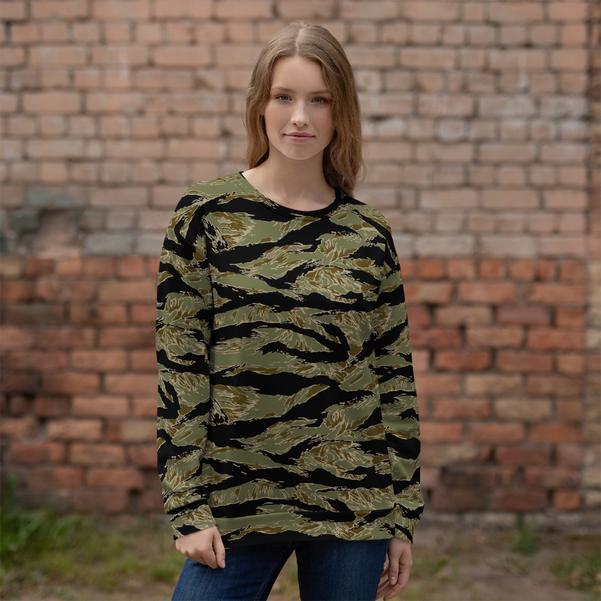American Tiger Stripe Special Forces Advisor Sparse CAMO Unisex Sweatshirt