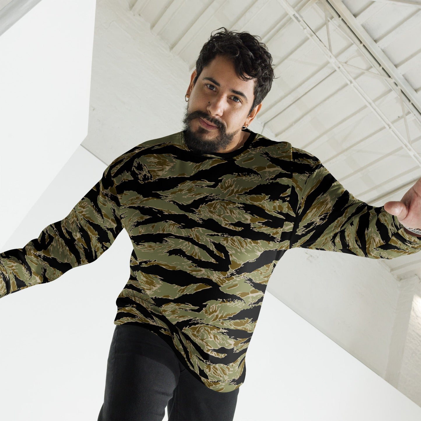 American Tiger Stripe Special Forces Advisor Sparse CAMO Unisex Sweatshirt