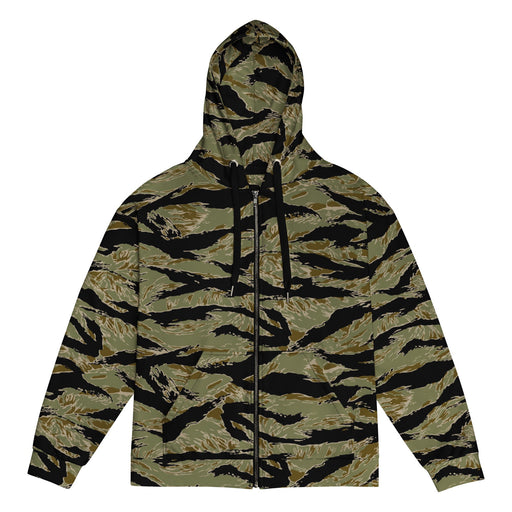 Tiger Stripe Special Forces Advisor Sparse CAMO Unisex Zip Hoodie - 2XS