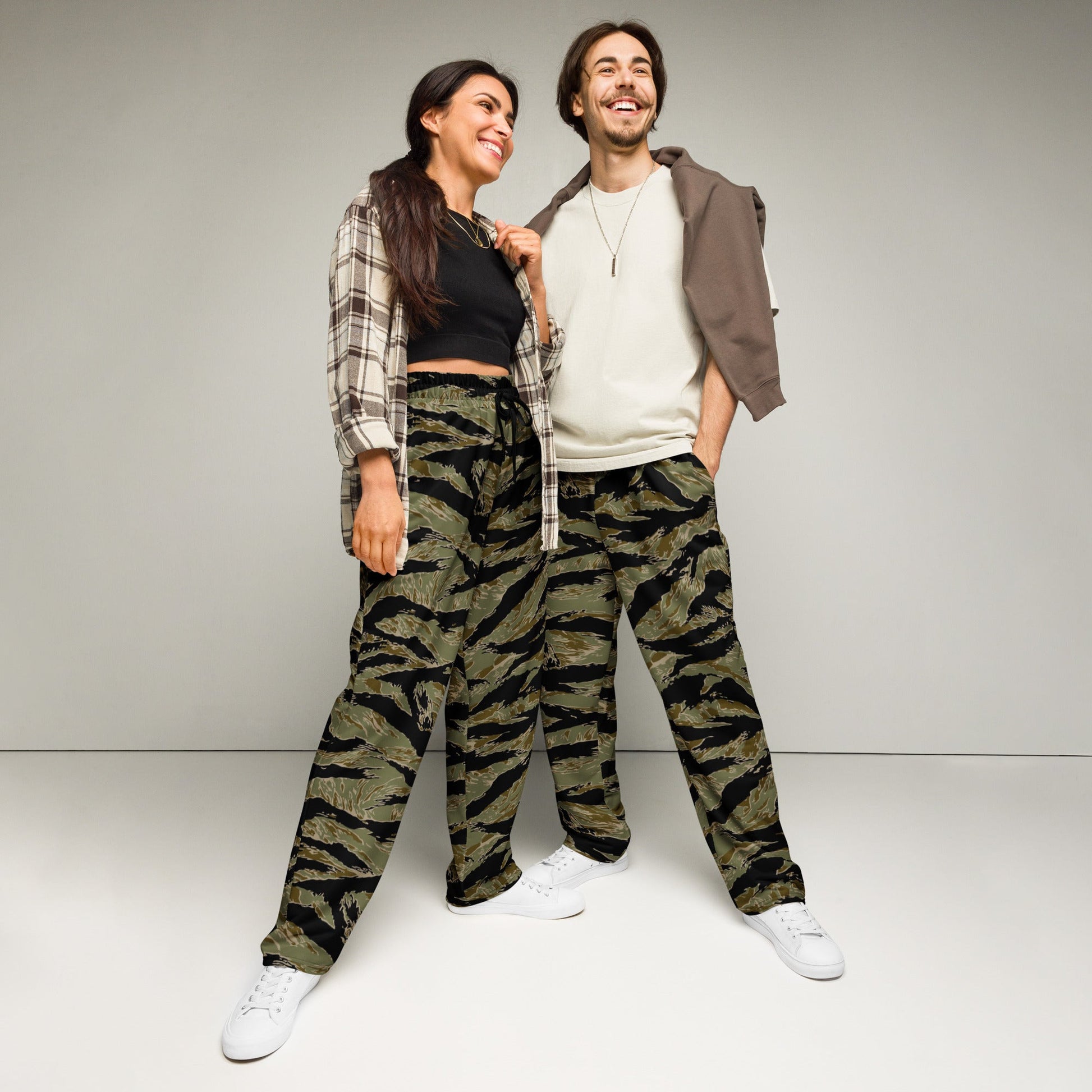 American Tiger Stripe Special Forces Advisor Sparse CAMO Wide-leg joggers - 2XS - Joggers