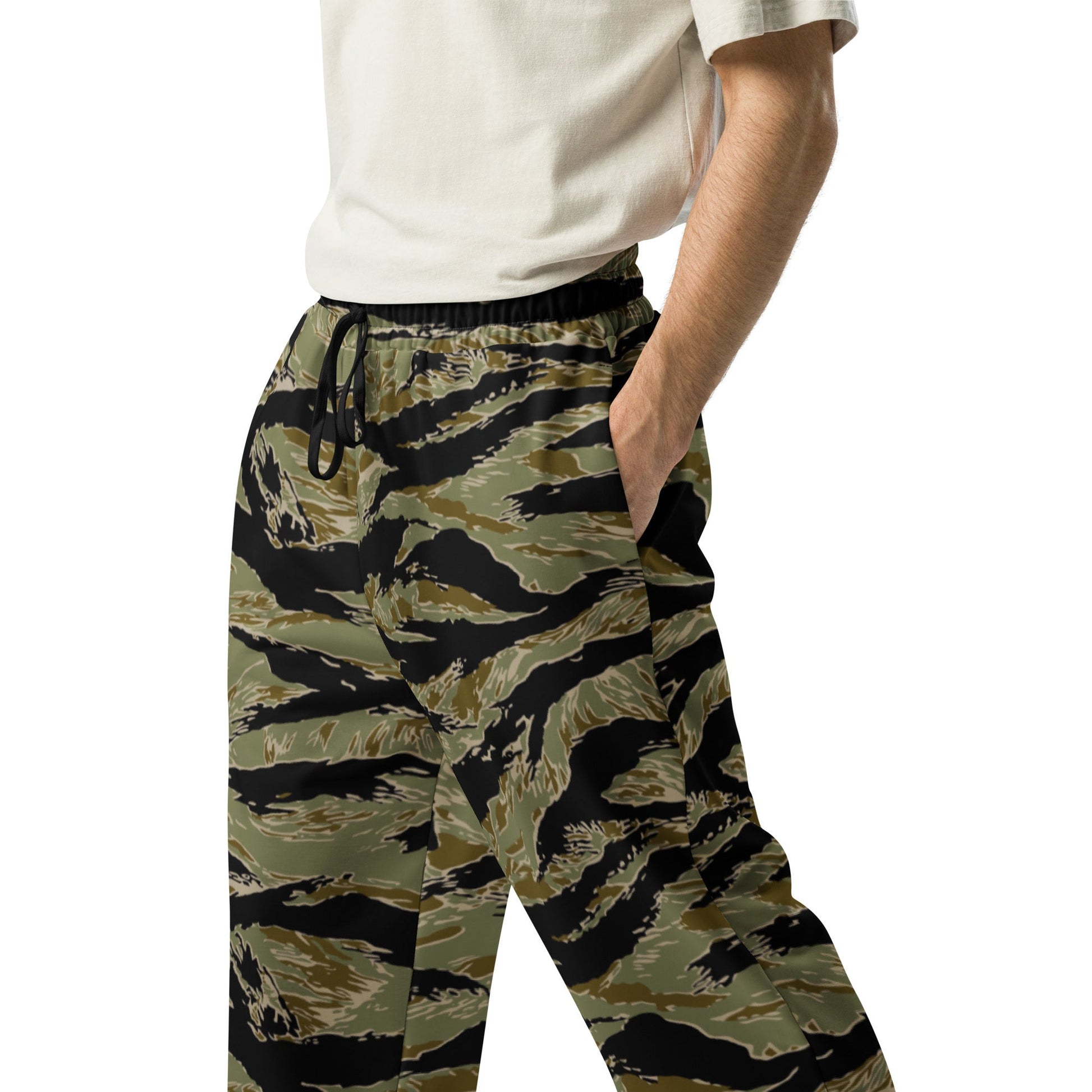 American Tiger Stripe Special Forces Advisor Sparse CAMO Wide-leg joggers - Joggers