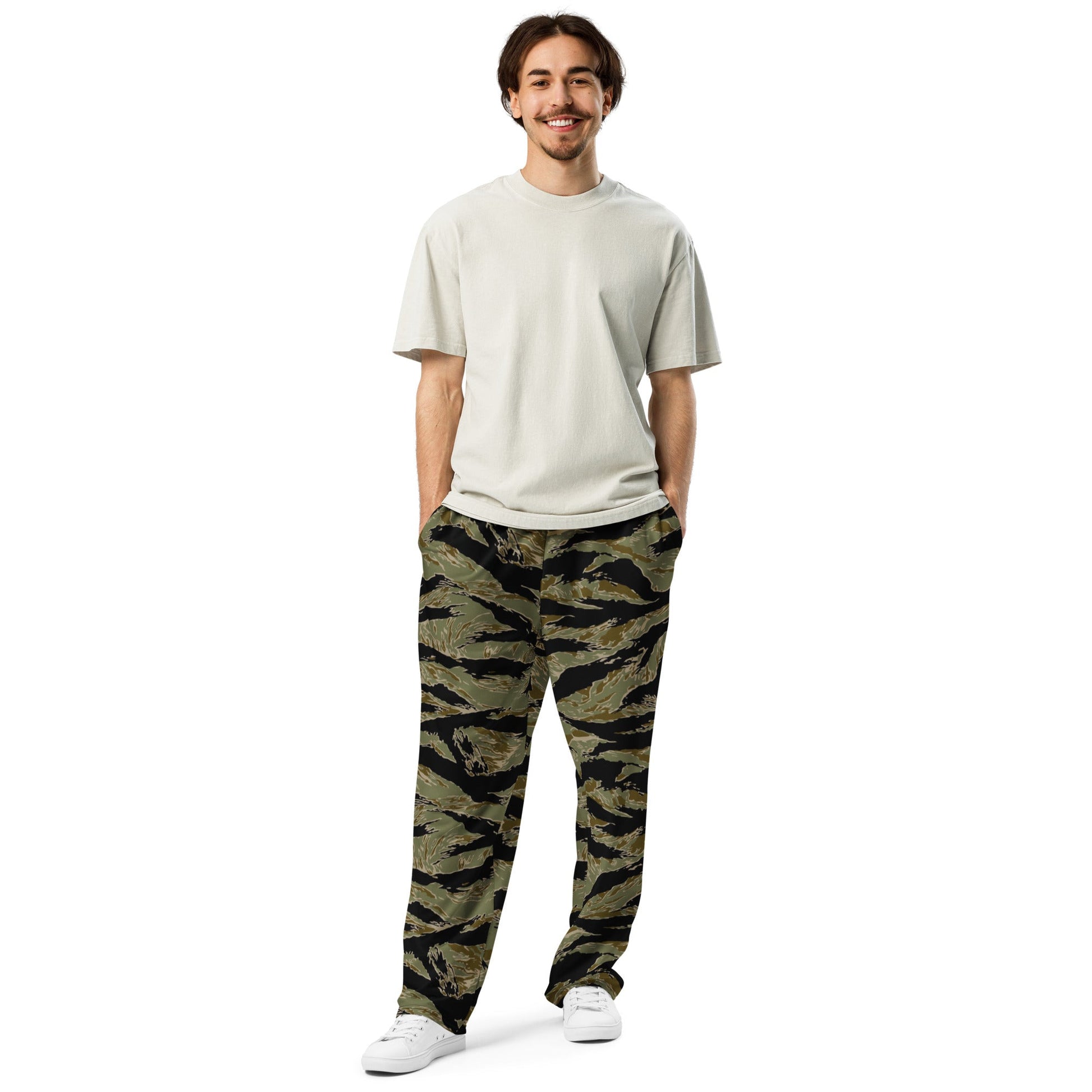 American Tiger Stripe Special Forces Advisor Sparse CAMO Wide-leg joggers - Joggers