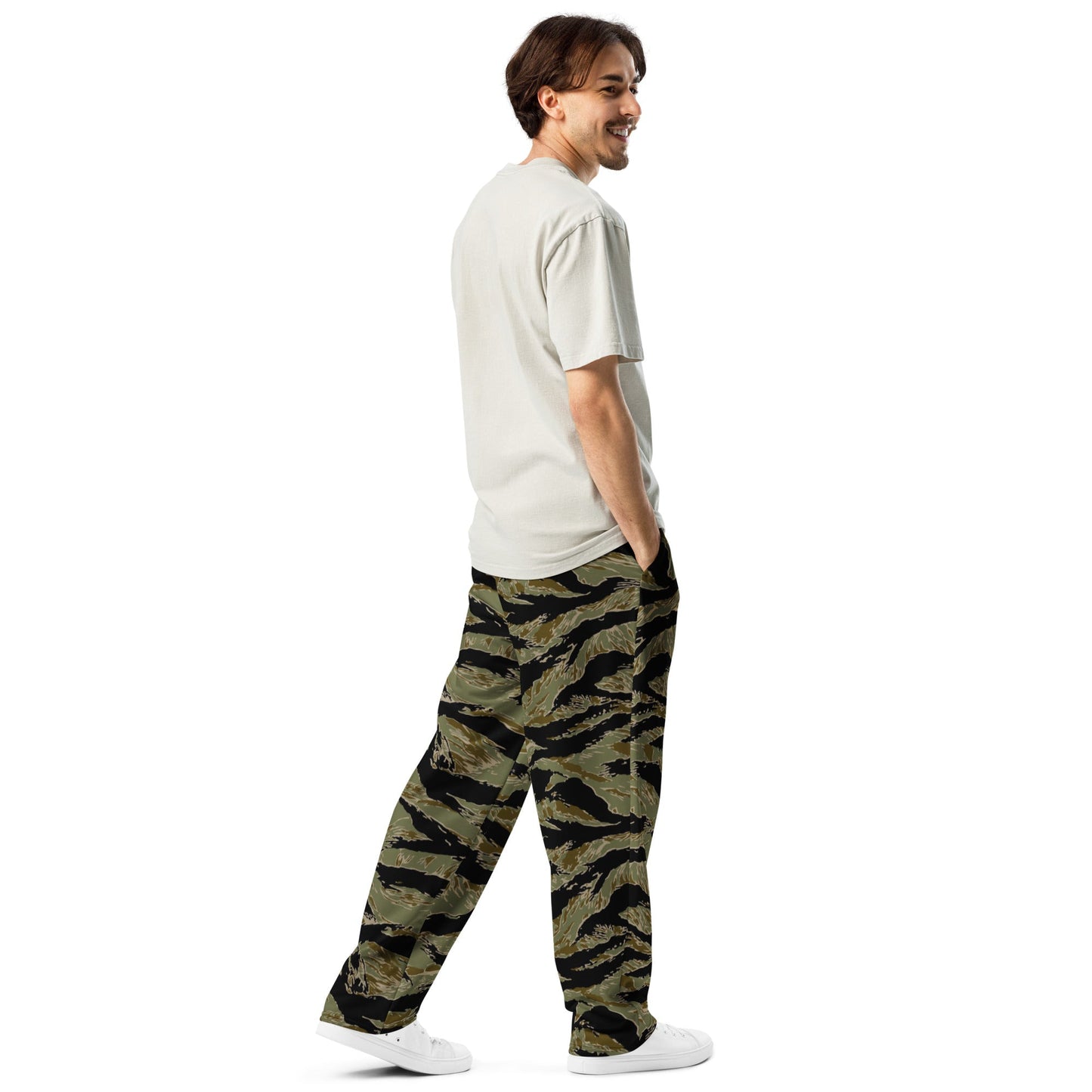 American Tiger Stripe Special Forces Advisor Sparse CAMO Wide-leg joggers - Joggers