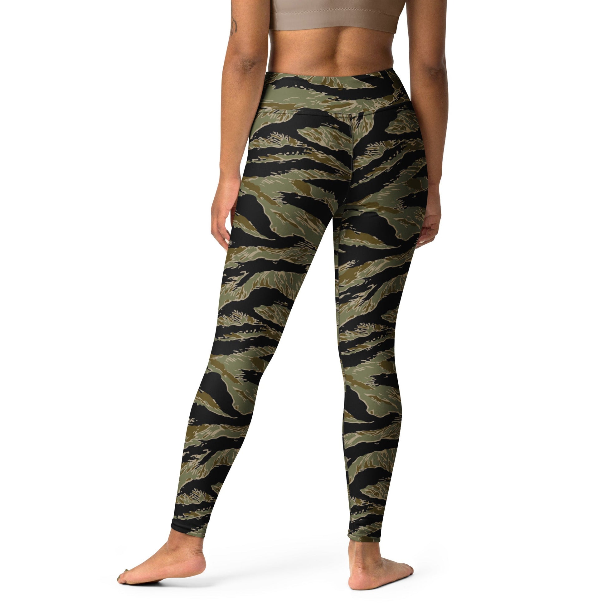 American Tiger Stripe Special Forces Advisor Sparse CAMO Yoga Leggings - Womens