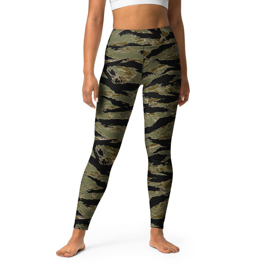 American Tiger Stripe Special Forces Advisor Sparse CAMO Yoga Leggings - XS - Womens