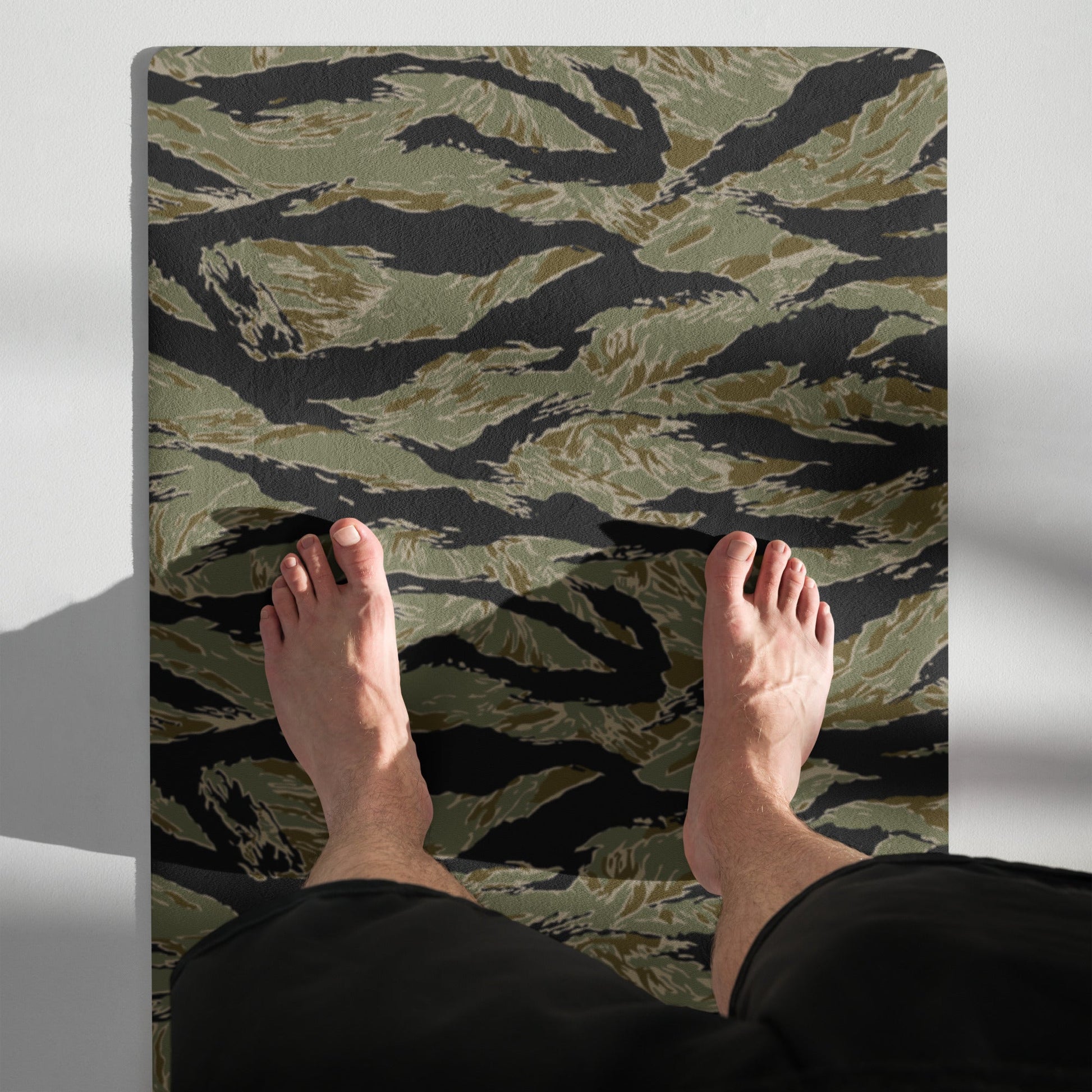 American Tiger Stripe Special Forces Advisor Sparse CAMO Yoga Mat