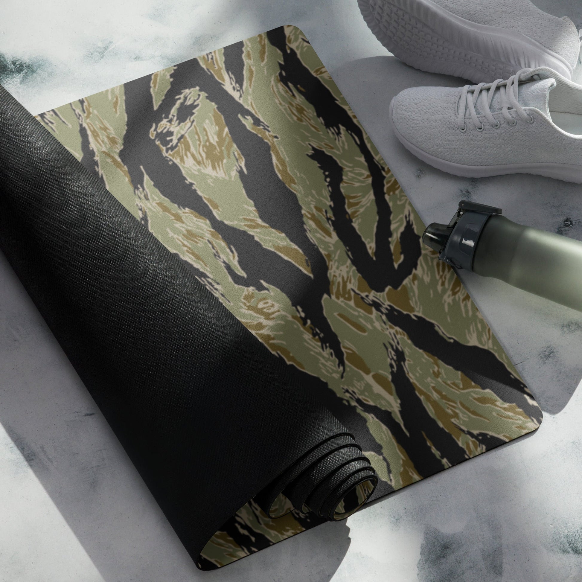 American Tiger Stripe Special Forces Advisor Sparse CAMO Yoga Mat