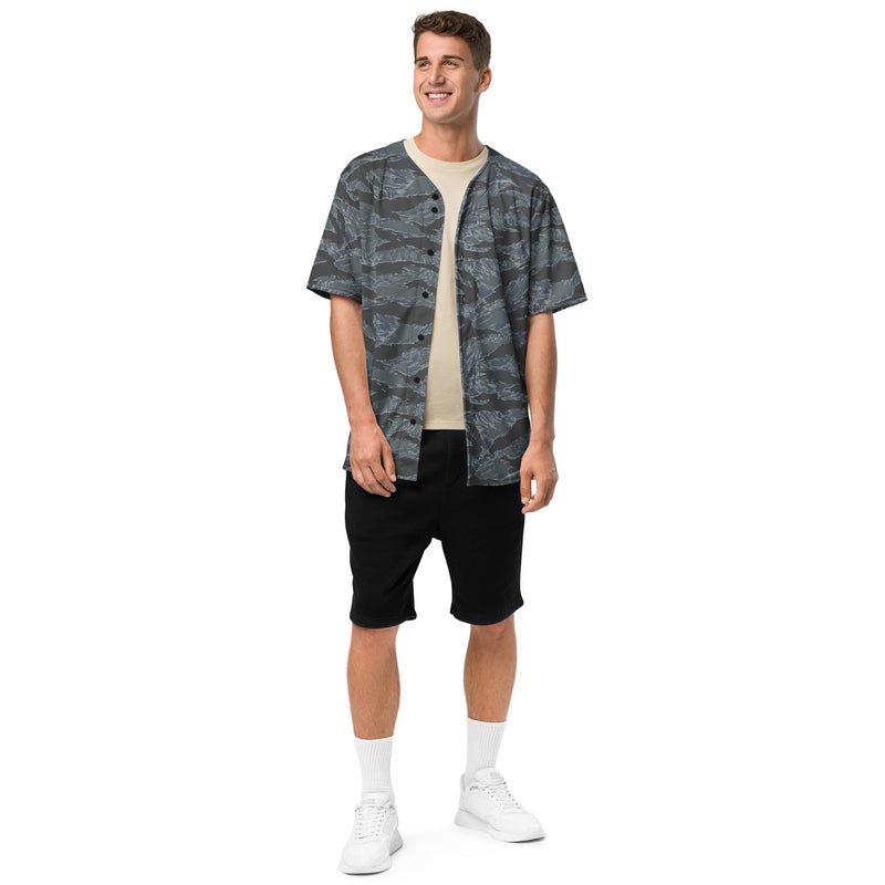 Tiger Stripe Urban Ghost CAMO Unisex Baseball Jersey