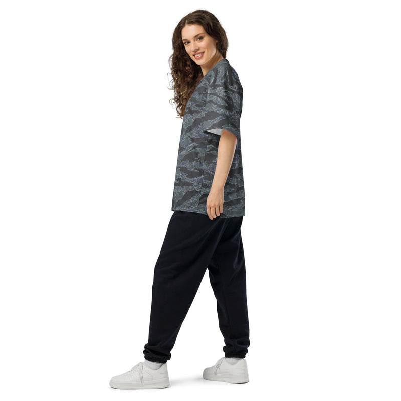 Tiger Stripe Urban Ghost CAMO Unisex Football Jersey - American